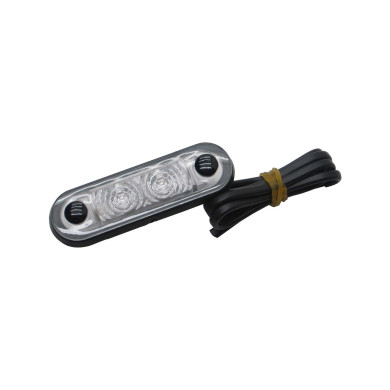 Markeringslampa LED Röd 0,5m kabel