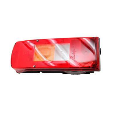 Baglygte flerkammer Volvo FL/FM venstre - Blink, stop, bag, tåge, bak, markering,  - nr.plade, sidemarkering og refleks