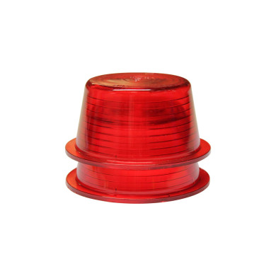 Glas för markeringslampa röd