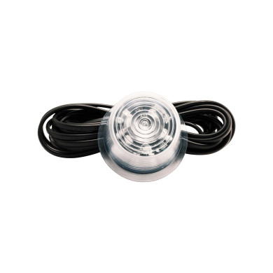 Glass hvitt m/LED 24V cool white