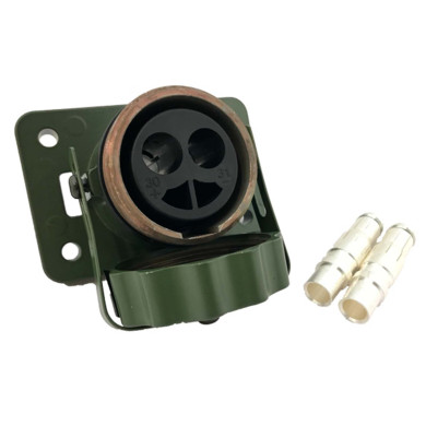 Nordlys Nato kontakt 2-polet m/skruebar dæksel