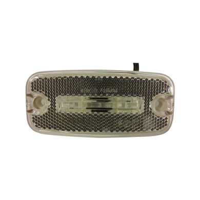 Positionsljus LED vit med reflex 24V