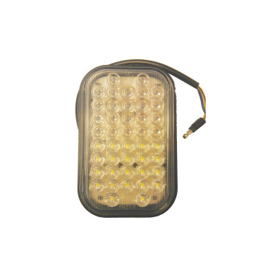 Fog, reverse, type Peterson, - clear lens. 4.57mm plug.