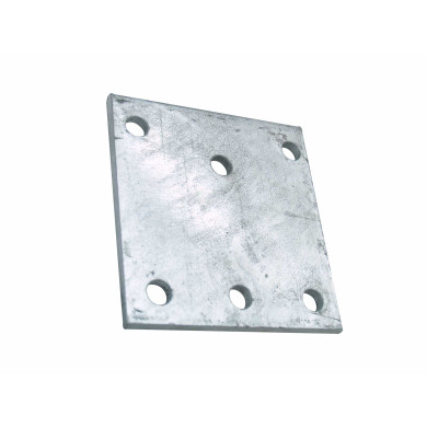 Flakfäste H153mm 6 hål galvad