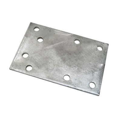 Flakfäste 8 hål galvaniserat