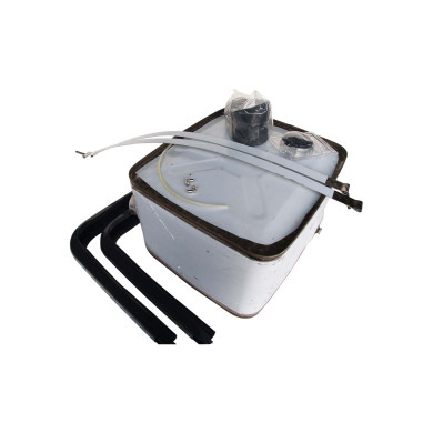 Aggregattank 500x570x600mm 165L rostfri