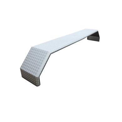 Aluminiumskärm B670xH4100xH675 m Tridem anod