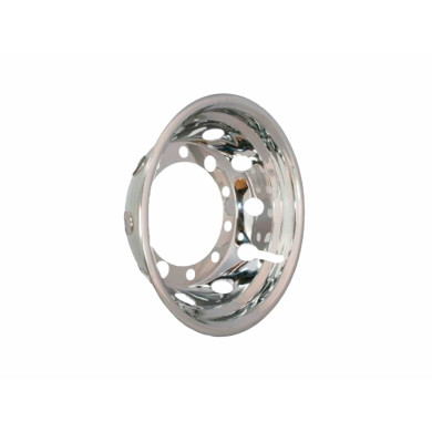 Bakkapsel för 22,5x11,75 10 hjuls SS rostfri