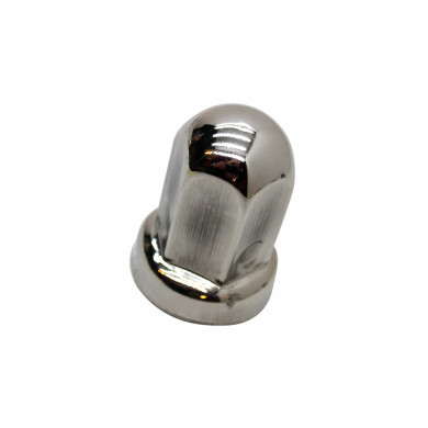 Hjulmutter hylsa 65mm hög 33mm rostfri