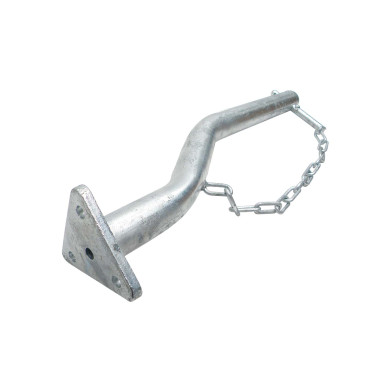 Snökedjehållare m/fläns Ø42 galvad