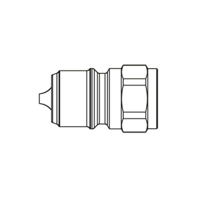 Snabbkoppling Eliminator 1½" hane T-serie - Tema 15021