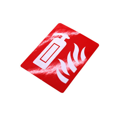 Bransläckar skylt självhäftande