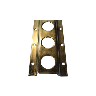 Hålskena 3m  Ø25 hål galvaniserad