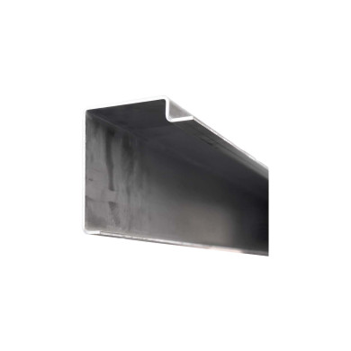 Kantprofil 4mm/28mm, 7mtr - 4 mm/28 mm. 7 m. Rå.  - H=155 mm