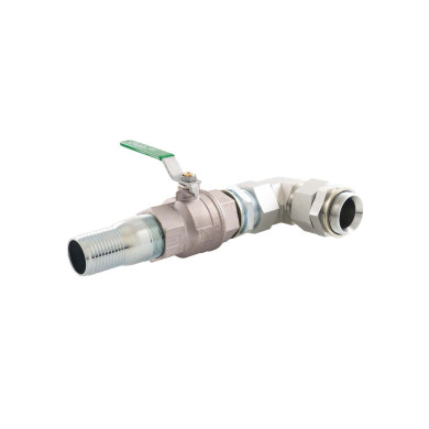 Kulventil 2" komplett m/ansatser och sugnippel (549060)