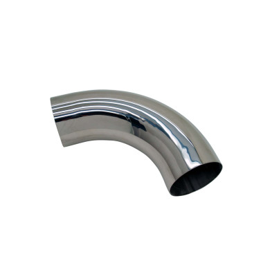 Böj polerad 127mm rostfri