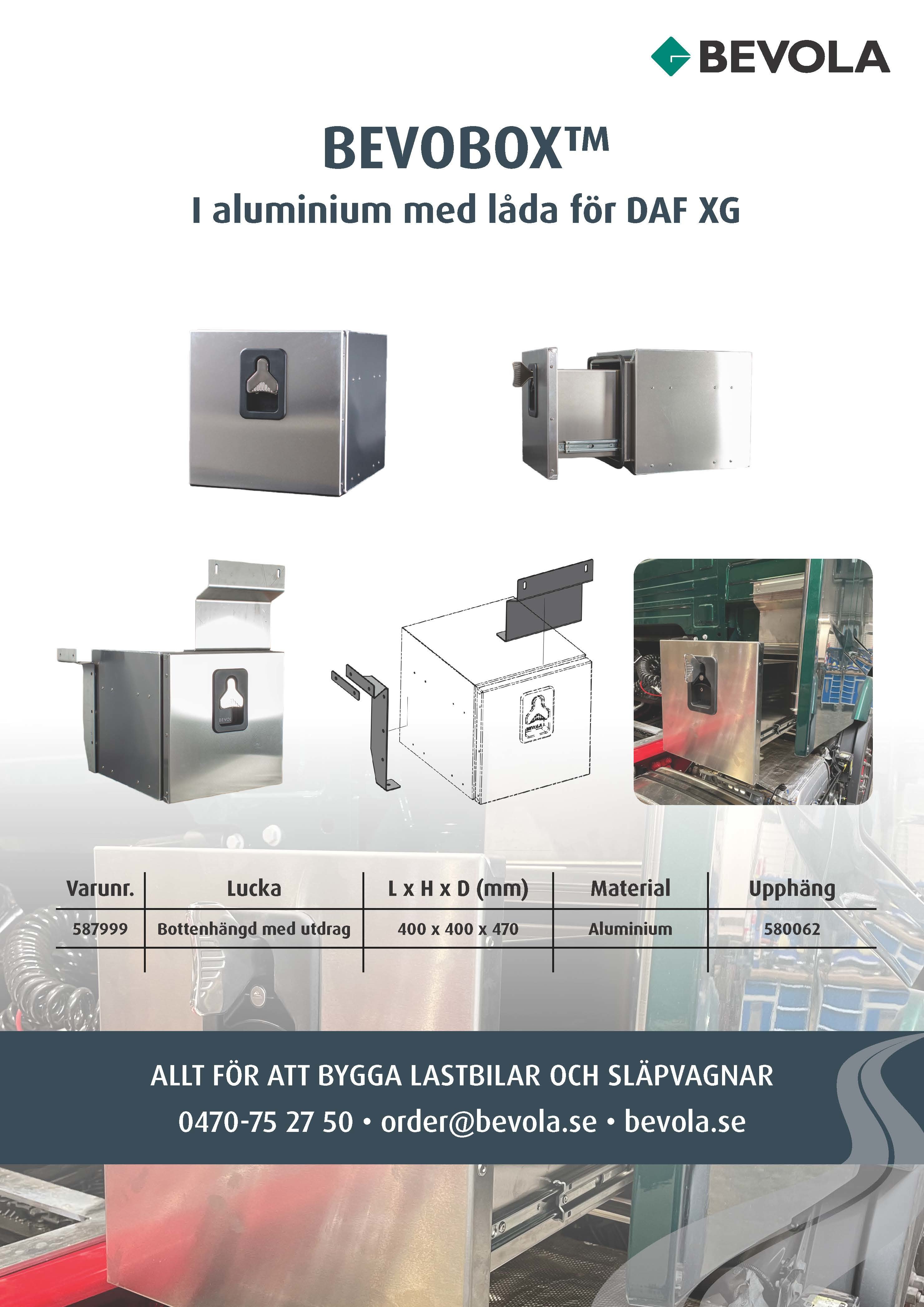 BevoBox&trade; alu f&ouml;r DAF XG