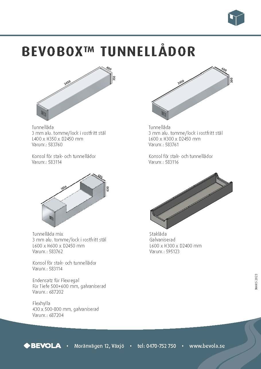 BevoBox&trade; Tunnell&aring;da